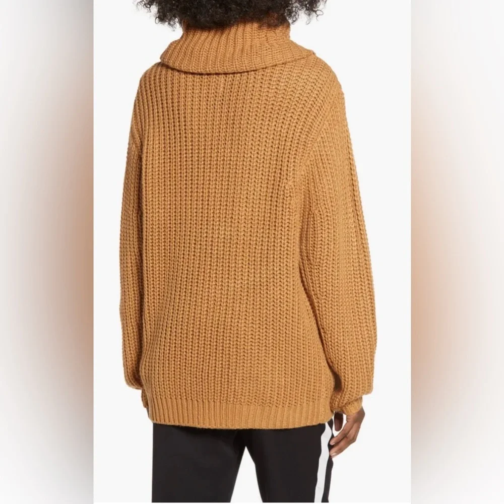 Tan Turtleneck Sweater - Picture 6 of 7